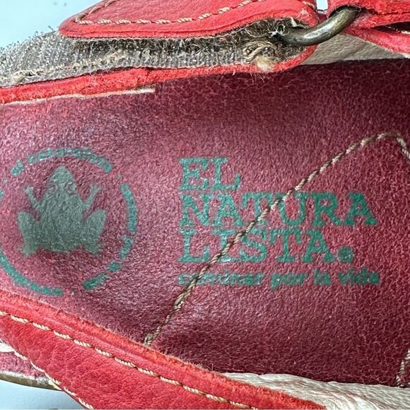 El Naturalista Red Sandals - Picture 4 of 15